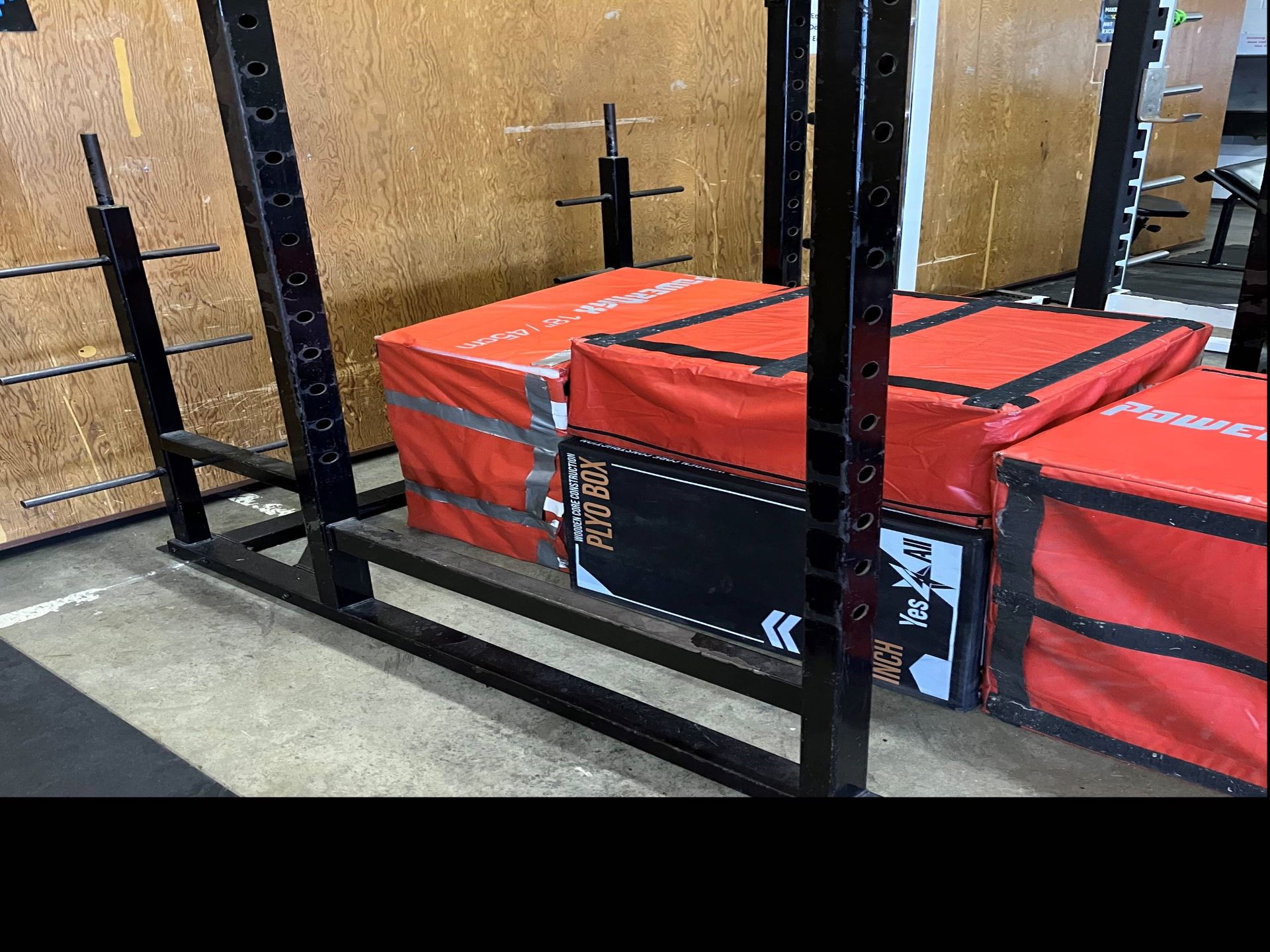 black squat rack